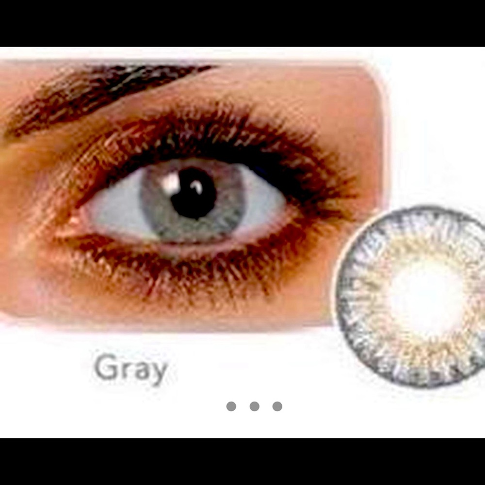 Gray color eye contact